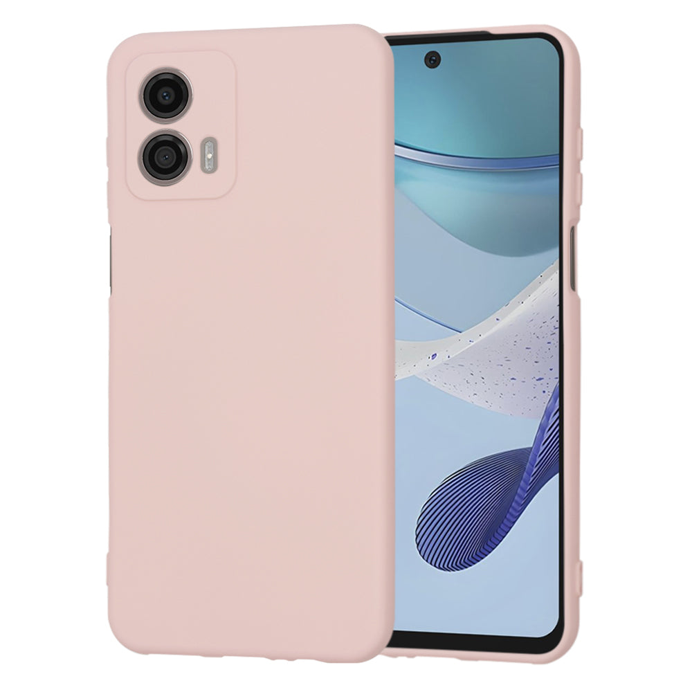 Hoes voor Motorola Moto G53, Techsuit, SoftFlex, Roze