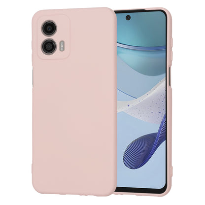 Hoes voor Motorola Moto G53, Techsuit, SoftFlex, Roze