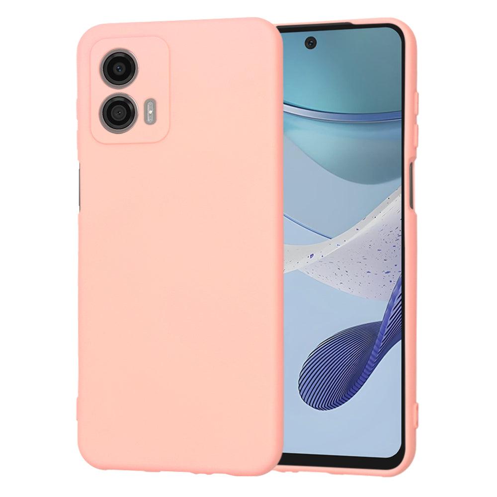 Hoes voor Motorola Moto G53, Techsuit, SoftFlex, Lichtroze