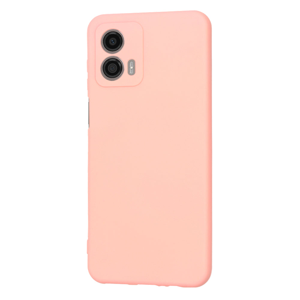 Hoes voor Motorola Moto G53, Techsuit, SoftFlex, Lichtroze