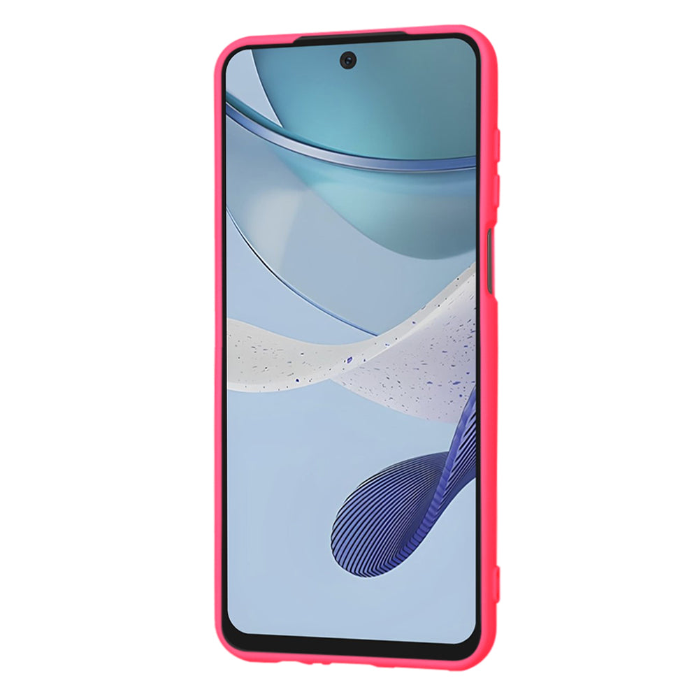 Hoes voor Motorola Moto G53, Techsuit, SoftFlex, Donkerroze