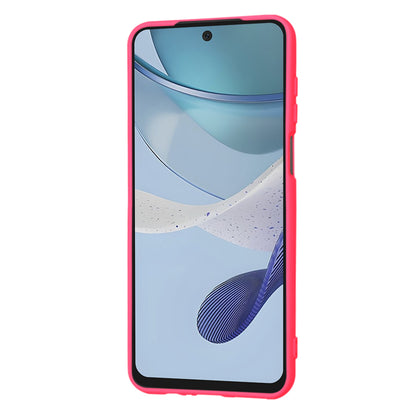 Hoes voor Motorola Moto G53, Techsuit, SoftFlex, Donkerroze
