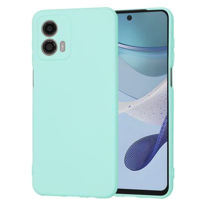 Hoes voor Motorola Moto G53, Techsuit, SoftFlex, Turkoois