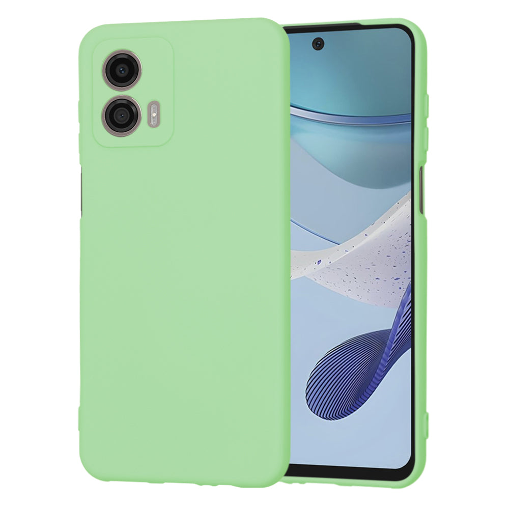 Hoes voor Motorola Moto G53, Techsuit, SoftFlex, Lichtgroen
