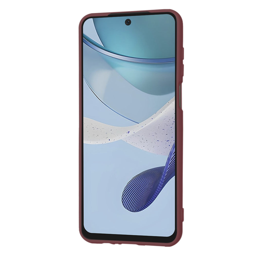 Hoes voor Motorola Moto G53, Techsuit, SoftFlex, Bordeaux