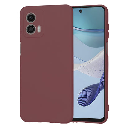 Hoes voor Motorola Moto G53, Techsuit, SoftFlex, Bordeaux
