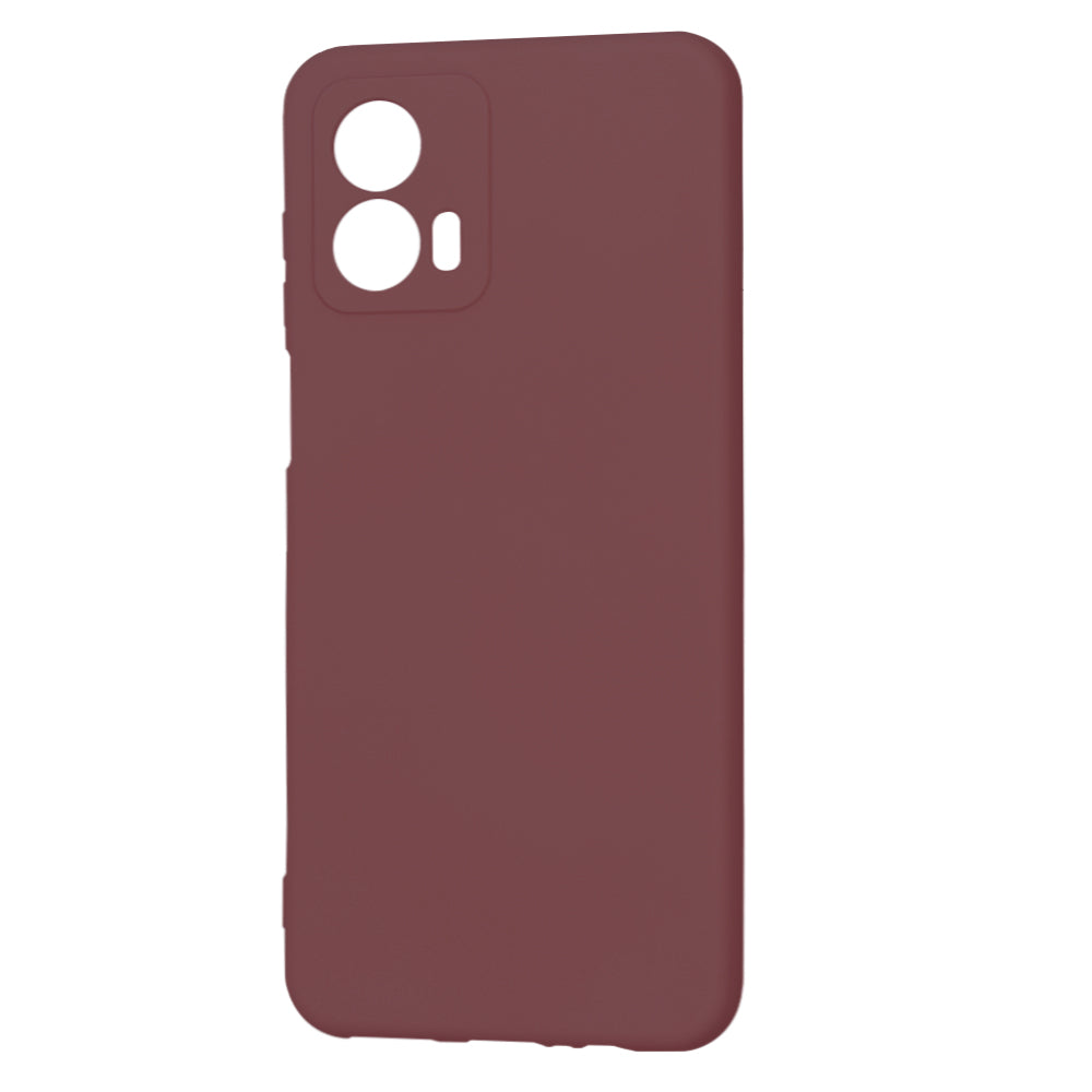 Hoes voor Motorola Moto G53, Techsuit, SoftFlex, Bordeaux