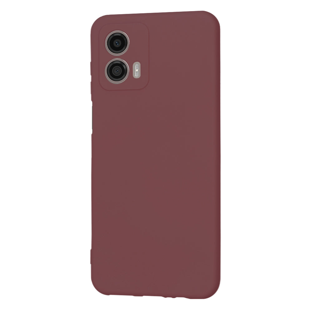 Hoes voor Motorola Moto G53, Techsuit, SoftFlex, Bordeaux