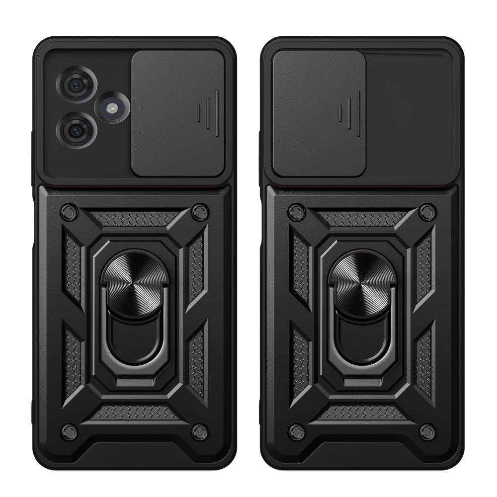 Hoes voor Motorola Moto G54, Techsuit, CamShield, Zwart