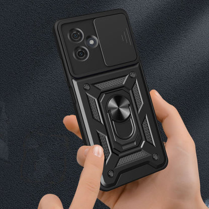 Hoes voor Motorola Moto G54, Techsuit, CamShield, Zwart