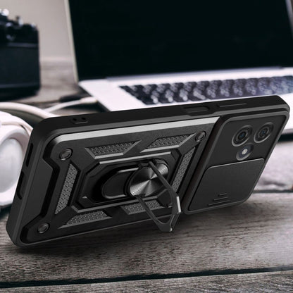 Hoes voor Motorola Moto G54, Techsuit, CamShield, Zwart