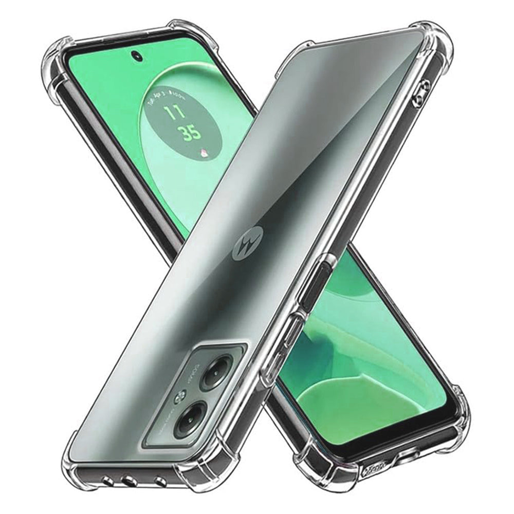 Hoes voor Motorola Moto G54, Techsuit, Schokbestendig Helder, Transparant