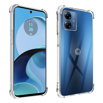 Hoes voor Motorola Moto G54, Techsuit, Schokbestendig Helder, Transparant