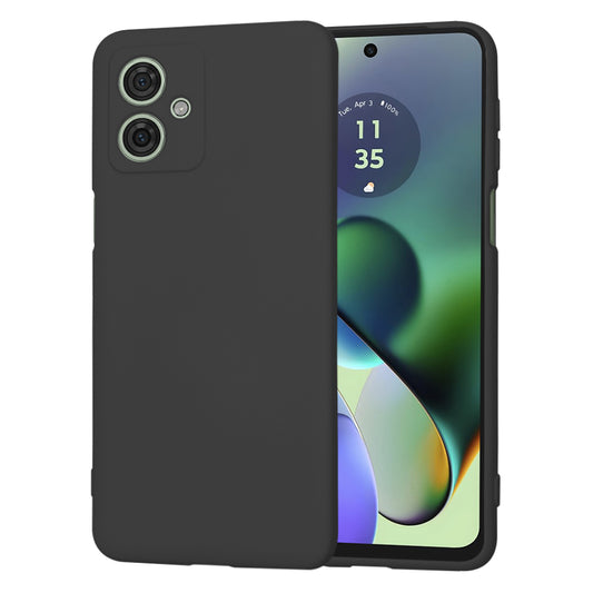 Hoes voor Motorola Moto G54, Techsuit, SoftFlex, Zwart