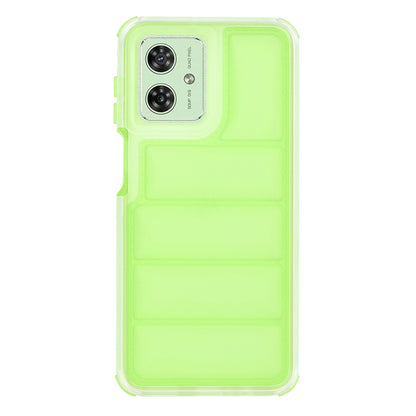 Case for Motorola Moto G54, Techsuit, Wave Shield, Green