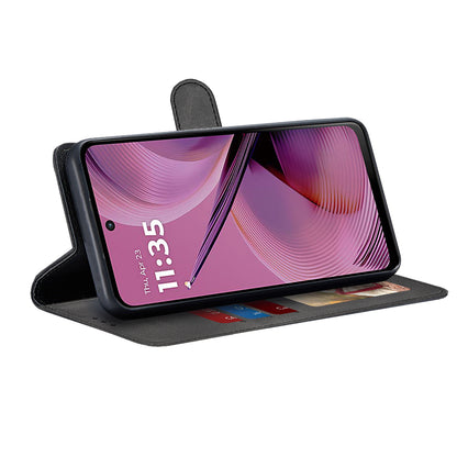 Case for Motorola Moto G55, Techsuit, Diary Book, Black