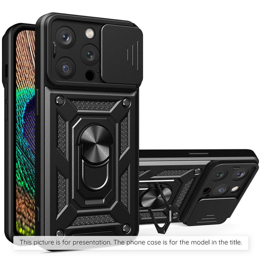 Hoes voor Motorola Moto G56, Techsuit, CamShield, Zwart