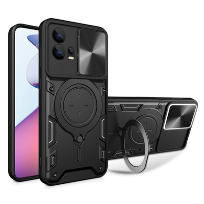 Hoes voor Motorola Moto G72, Techsuit, CamGuard Pro, Zwart
