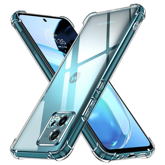 Hoes voor Motorola Moto G72, Techsuit, Schokbestendig Transparant