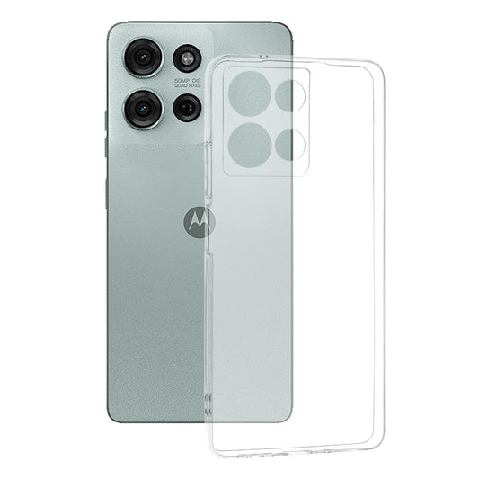 Hoes voor Motorola Moto G75, Techsuit, Clear, Transparant