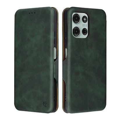 Hoes voor Motorola Moto G75, Techsuit, Safe Wallet Plus, Groen