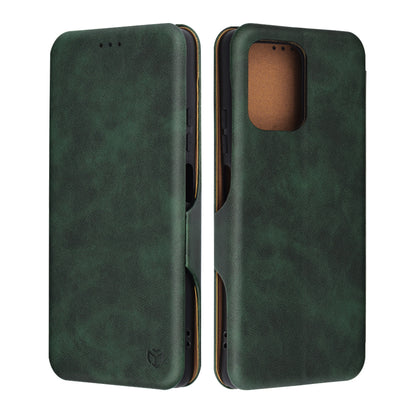 Hoes voor Motorola Moto G75, Techsuit, Safe Wallet Plus, Groen