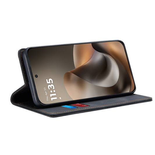 Hoes voor Motorola Moto G77 / G67, Techsuit, Confy, Zwart