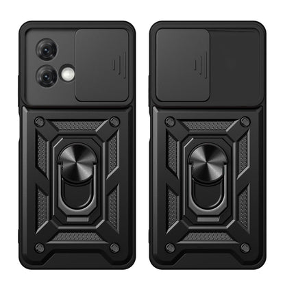 Hoes voor Motorola Moto G84, Techsuit, CamShield, Zwart
