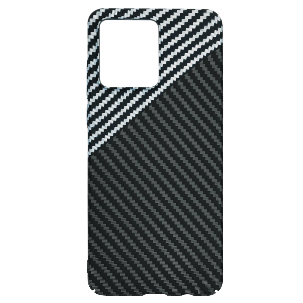 Hoes voor Motorola Moto G84, Techsuit, Carbonite FiberShell, Zwart Grijs