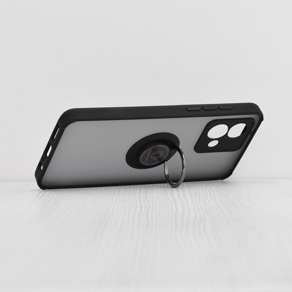 Hoes voor Motorola Moto G84, Techsuit, Glinth, Zwart