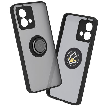 Hoes voor Motorola Moto G84, Techsuit, Glinth, Zwart