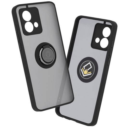 Hoes voor Motorola Moto G84, Techsuit, Glinth, Zwart