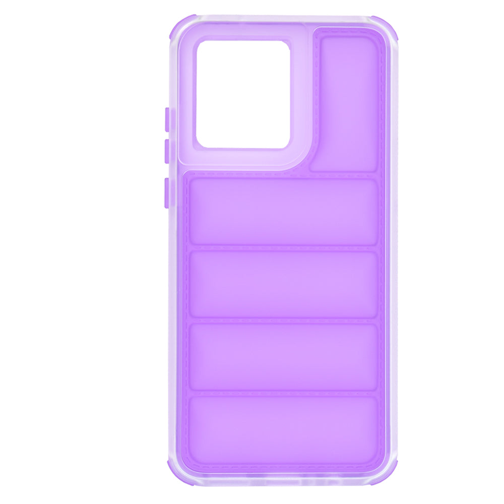 Hoes voor Motorola Moto G84, Techsuit, Wave Shield, Paars