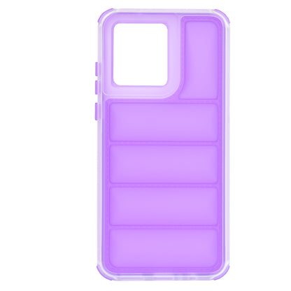 Hoes voor Motorola Moto G84, Techsuit, Wave Shield, Paars