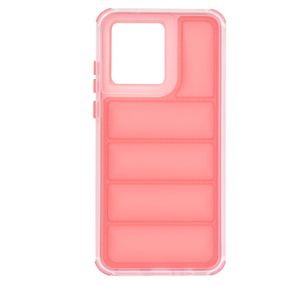 Hoes voor Motorola Moto G84, Techsuit, Wave Shield, Rood