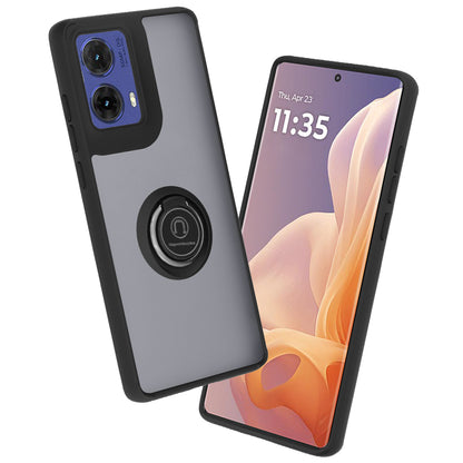 Hoes voor Motorola Moto G85, Techsuit, Glinth, Zwart