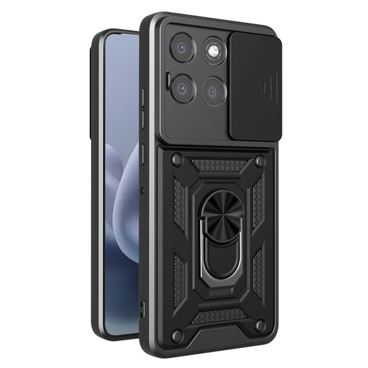 Hoes voor Motorola Moto G86 Power, Techsuit, CamShield, Zwart