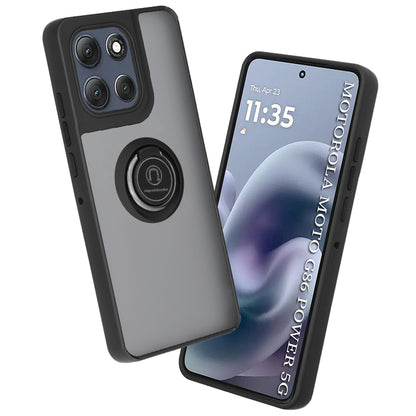 Hoes voor Motorola Moto G86 Power, Techsuit, Glinth, Zwart
