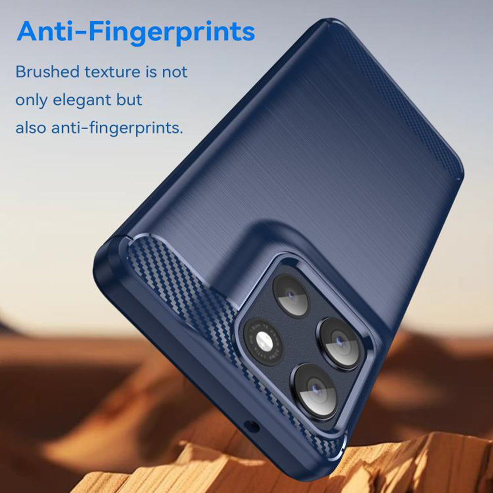 Hoes voor Motorola Moto G86, Techsuit, Carbon, Blauw