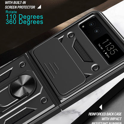 Case for Motorola Razr 40, Techsuit, CamShield, Black