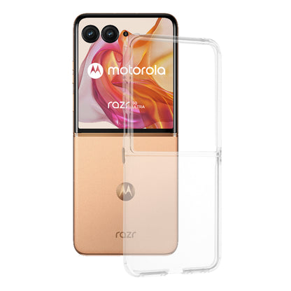 Hoes voor Motorola Razr 50 Ultra, Techsuit, Helder, Transparant
