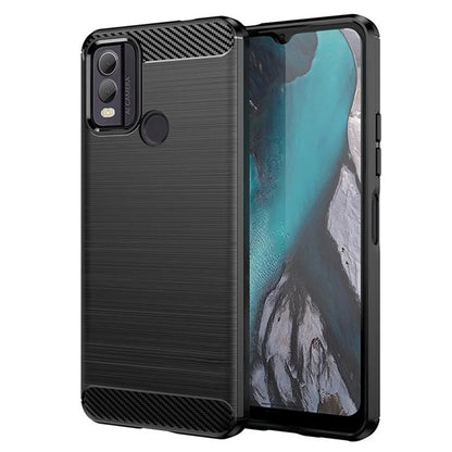 Hoes voor Nokia C22, Techsuit, Carbon, Zwart
