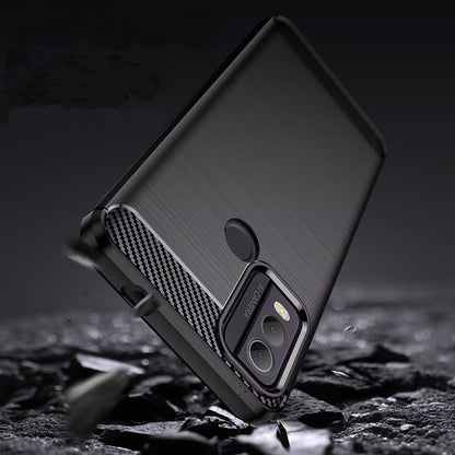 Hoes voor Nokia C22, Techsuit, Carbon, Zwart