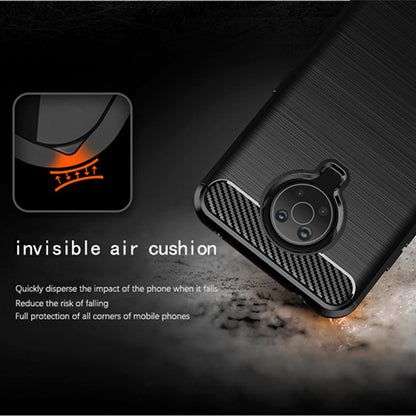 Hoes voor Nokia G10 / G20, Techsuit, Carbon, Zwart