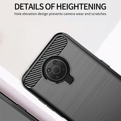Hoes voor Nokia G10 / G20, Techsuit, Carbon, Zwart