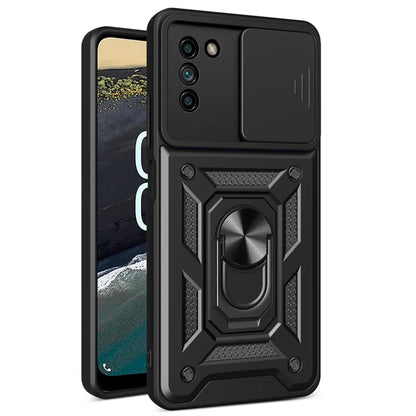 Hoes voor Nokia G21 / G11, Techsuit, CamShield, Zwart