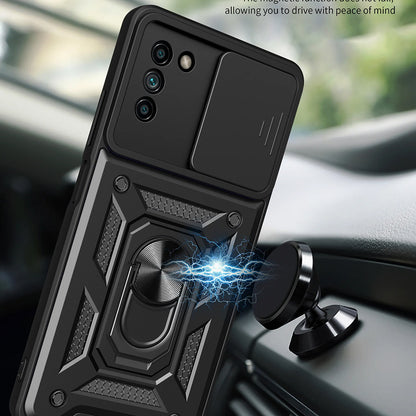 Hoes voor Nokia G21 / G11, Techsuit, CamShield, Zwart