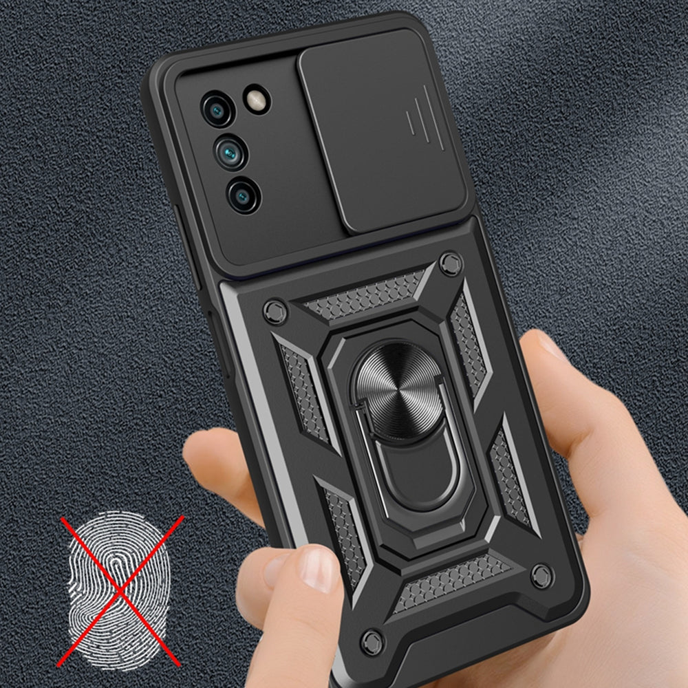 Hoes voor Nokia G22, Techsuit, CamShield, Zwart