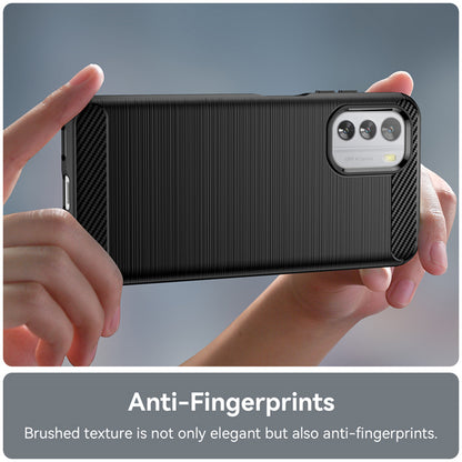 Hoes voor Nokia G42, Techsuit, Carbon, Zwart