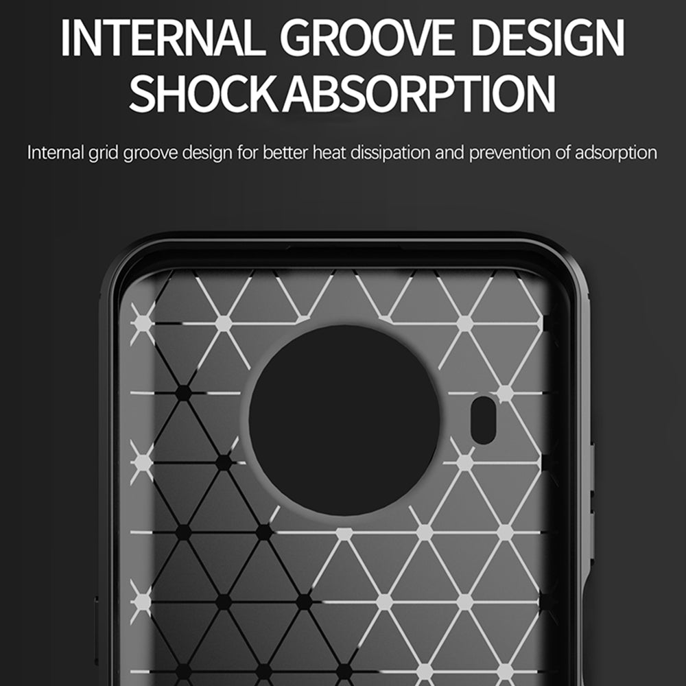 Hoes voor Nokia X10 / X20, Techsuit, Carbon, Zwart